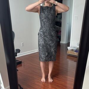 Michael Kors Size 4 Wool Midi Dress